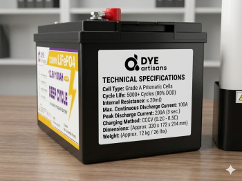 dye 12.8v100ah